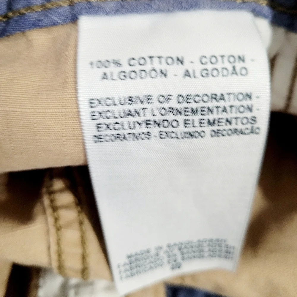 Levi's Signature Mens Size 40 Casual  Utility Chino Flat Front Short 100% Cotton - Picture 8 of 10